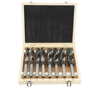 8pcs Jeu de Foret Hélicoïdal HSS Forets Hélicoïdaux Professional Coffret de forets hélicoïdaux HSS Foret hélicoïdal Noir et Blanc 14mm 16mm 18mm 19mm 21mm 22mm 24mm 25mm