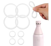 8pcs Joints de Rechange pour Bouteille Stanley All Day Slim 20oz & 34oz, Anneaux d'Étanchéité Durables et Antifuite pour Bouteilles d'Eau