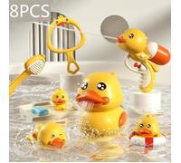 8Pcs Jouet Bain Bébés,Jouet de Bain pour Enfant 1 2 3 4 5 6 Ans,Canard à Remonter Jeux de Bain Jouets de Baignoire pour Bebe Cadeau