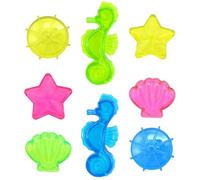 8PCS Jouets de Plongée en Coquillages et Pierres Précieuses, Testés pour l'eau, Jouets de Piscine Colorés pour Apprendre à Plonger,Jouets de Piscine en Pierres Précieuses pour Filles et Garçons