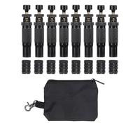 8pcs Kit de soupape de dégagement de pneu ARROUPE AUTO AUTO 10 à 30 PSI Vis de plage sur Air Down Tool For Road 4x4 Véhicule