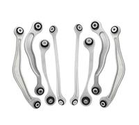 8pcs Kit de suspension du bras de commande à droite gauche compatible avec la classe S W221 C216 S350 Les modèles s'adaptent A2223500192 A2223500132 A2213501153