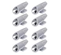8pcs Les sifflets de cerf évite Les collisions dispositifs d'avertissement de cerf avec des Cassettes adhésives Avertissement de la Faune Alerte Animale pour Voitures (Silver)