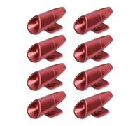 8pcs Les sifflets de cerf évite Les collisions dispositifs d'avertissement de cerf avec des Cassettes adhésives Avertissement de la Faune Alerte Animale pour Voitures (Red)