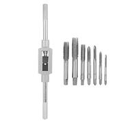 8PCS M3-M12 Robinet Clé Forage Ensemble Main Tapping Outils Vis Filetage Robinet Foret Clé Ensemble