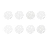 8pcs Membrane de Remplacement Silicone pour Medela, Sans BPA Pièces de Tire-lait Accessoires de Rechange pour Tire-lait Manuel et Électrique (Blanc)