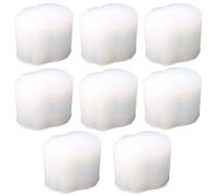 8pcs Mini Skull Moule de crâne réaliste Silicone DIY Food Grade Moules de résine pour l'artisanat Keychain