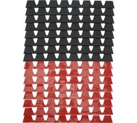 8pcs pare-chocs avant Scrape Guard Set caoutchouc noir universel anti -Scratch -protecteur