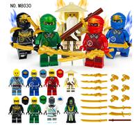 8pcs Phantom Shinobi Building Block Figuren Lloyd Wu Master Kage Puzzle Spielzeug