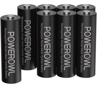 8pcs Piles AA Rechargeables 2800mAh 1,2V LR6 NiMH Batterie Rechargeable 1200 Cycles Haute Capacité Accu