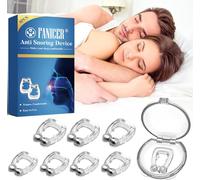 8PCS Pince à Nez Anti Ronflement, Anti Ronflement Clip de Nez Dilatateur Nasal, Clip Nasal,Anti-Ronflement Pince-Nez Réutilisable,Améliorer La Qualité du Sommeil, Empêcher le Ronflement