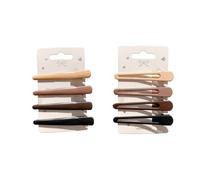 8pcs pince cheveux femme coiffeur metal mini plate pince a cheveux accessoire petite banana Clip bec de Canard Snap Barettes BB epais hair clip