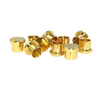 8pcs plaqué ou RCA Protection Cap Plug Court-Circuit Socket Phono Connecteur Blindage Plug Socket Protection Cover Cap