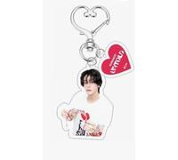 8pcs Porte-clés Acrylique ENHYPEN ROMANCE : UNTOLD Sac à dos Téléphone Pendentif Porte-clés pour Fans Enfants (Jake)