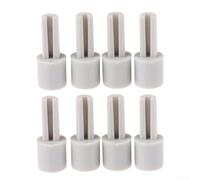 8PCS Potentiometer Extension Shaft 6mm Half Hole Grey