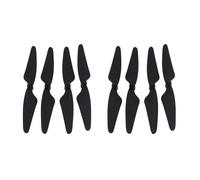 8Pcs Pour Pales Pour Hélices Quadcoptères Hubsan H501S X4 Rc 2Cw / 2Ccw, Noir