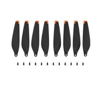 8pcs Propice avec Accessoires à vis pièces de Rechange Light Poids Faibles Bruit Ailes compatibles avec des Drones 3 séries(Orange)