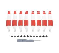 8pcs Propriétés de Remplacement compatibles pour 3 Parties de Rechange de 3 Ventilateurs Pro Wing(White and Red)