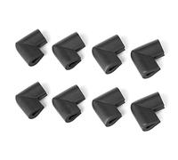 8Pcs Protecteurs D'Angle Pare-Chocs Par Bord de Table pour la Securite de Noir
