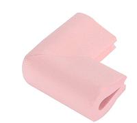 8PCS Protection Coin de Table Bébé Enfant Mousse Souple Protecteurs d'angle de Sécurité Protege Coins Mousse Anti-Chocs avec Résistant Adhésifs (Rose)