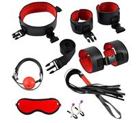 8Pcs Red Sponge Forte Main Jambe Training Set, Conception Anti - Chute, IdéAl Pour L'EntraîNement Du Corps Entier