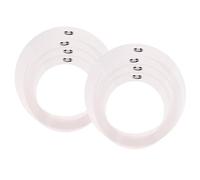 8pcs Rings d'amortissement du tambour, silencieux de silences de tambours pour animaux compagnie, anneaux commande