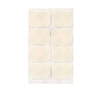 8Pcs Sax Embouchure Patch Pad 0.3/0.5/0.8mm Embouchure Patches Pads Coussins pour Clarinette et Alto Ténor Soprano Saxophone(0.3mm Small Oval-blanc)