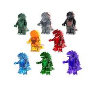 8Pcs/set Godzilla Minifigures Building Block Toys Fit Lego