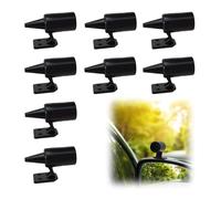 8pcs Sifflet Ultrason Anti Gibier, Sifflets à Ultrasons Anti-Animaux pour Voitures et Motos, Dispositifs d’Avertissement Contre Collisions avec la Faune, Sirènes à Vent pour Voitures SUV Camions Motos