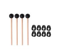 8pcs Steel Tongue Drum Finger Picks Finger Sleeves Handpan with 4pcs Ethereal Drum Drumstick Kit Pe