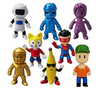 8pcs Stumble Guys Action Figure Kawaii Anime PVC Game Model Statue Set 6-7cm