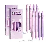 8pcs Stylos Effaçable,4 Bleu 4 Noir, 0,5 mm Stylo Effacable Stylo Gel Effaçables, Encre Gel Effaçable, Stylos à Bille avec Gomme pour Fournitures Scolaires-thé sucré