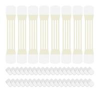 8pcs Tapis de lifting du cou invisible Élastique ride enlever les bandes de cou enlevant avec 40 coussinets adhésifs