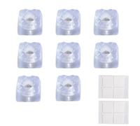 8pcs Tapis de Refroidissement pour Thunderbolt CalDigit TS4 TS5 Plus TS3 Plus Station d'Accueil, Anti-Rayures Rehausseurs Antidérapants Adhésifs Supports Rehausseurs pour Dissipation Thermique