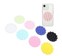 8pcs Téléphone Case Collante, Silicone Universal Sticky Grippy Phone Grippy Phone Double Facette à Double Face pour Selfies et vidéos
