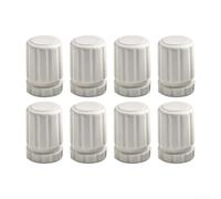 8pcs Tête Thermostatique pour radiateur Plancher Chauffant M30x1.5 ABS Valve Spring(8PCS)