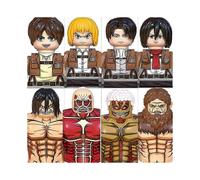 8PCS Top-rated Anime Demon Slayer Kimetsu no Yaiba Kamado Tanjirou Action Figure Set - Best Gift for Fans