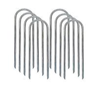 8pcs Trampoline Stake U Shaped Anchors Heavy Duty Metal Fixing Nail