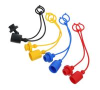 8pièces Bouchons Anti-poussière Pour Connecteurs Hydrauliques Capuchons De Raccord Plastique Multicolore Pour Protéger Les Joints Rapides