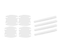 8Pièces Protecteur poignée Porte Voiture pour Audi A6 allroad Quattro C8 4K I 2019-2024,Fibre Carbone Cuvette Porte Voiture Anti Rayures Autocollant Accessoire,E/Transparent