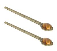 8Pièces Règles Marque-Pages En Alliage Vintage Design Et