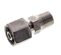 8S & 1/4'' NPT en acier inoxydable avec filetage mâle 630 bar Ajustable ISO 8434-1