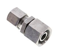 8S & 12S Raccord de coupe droit en acier inoxydable avec pivot 630 bar Joint torique FKM Cône ISO 8434-1