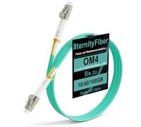 8ternityFiber OM4 Duplex LC UPC Fibre Patch Cable 10m/33ft 10GB/40GB/100GB Câble de fibre optique Multimode Duplex 50/125 µm Options de longueur 0,2 m-50 m OD 2 mm LSZH Aqua