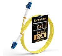 8ternityFiber OS2 Singlemode LC LC 10 m/33 ft, 1 Go/10 Go LWL Duplex 9/125 µm, Options de longueur : 0,2 m-50 m, OD : 2 mm, LSZH
