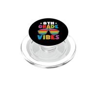 8th Grade Back to School Sunglasses Vibes Retro First Day PopSockets PopGrip pour MagSafe
