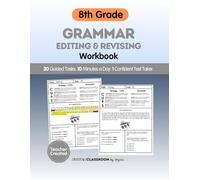 8th Grade STAAR Editing & Revising Workbook | Grammar Test Prep Practice for ELA Success & Summer Learning: Boost Middle School Grammar Skills & ... a Day, State Test Prep & Practice Exercises