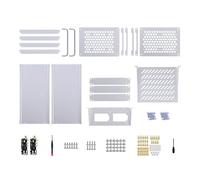 8U Rack de serveurs de bureau en aluminium de 25,4 cm pour espaces de travail avec module extensible et ventilation