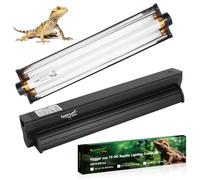 8W Kit de reptile de lumière T5 Lampe UVB 10.0 12" Kit combo d'éclairage | 31.6cm combinaison de Tube UVB UVA lamp à reptiles UVB 10.0 T5 de reptile du désert pour tortue dragon barbue Geko Lézard