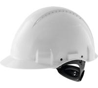8x 3M™ casque de protection, Uvicator, fermeture à cliquet, ventilé, bande de soudure en plastique, blanc, G3000NUV-VI | Paquet (20 pièces)